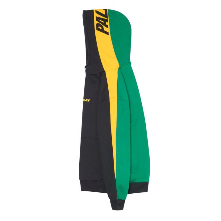 Thumbnail CATCH UP HOOD BLACK / YELLOW / GREEN one color