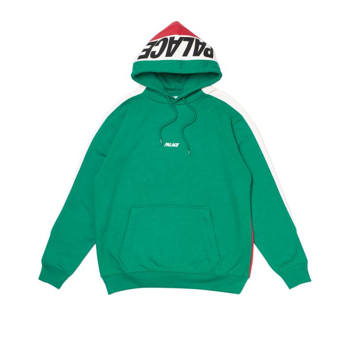 Thumbnail CATCH UP HOOD GREEN / WHITE / RED one color