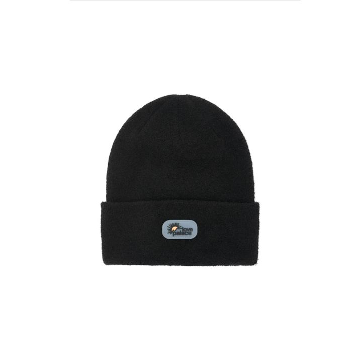 LOW PILE BEANIE BLACK one color