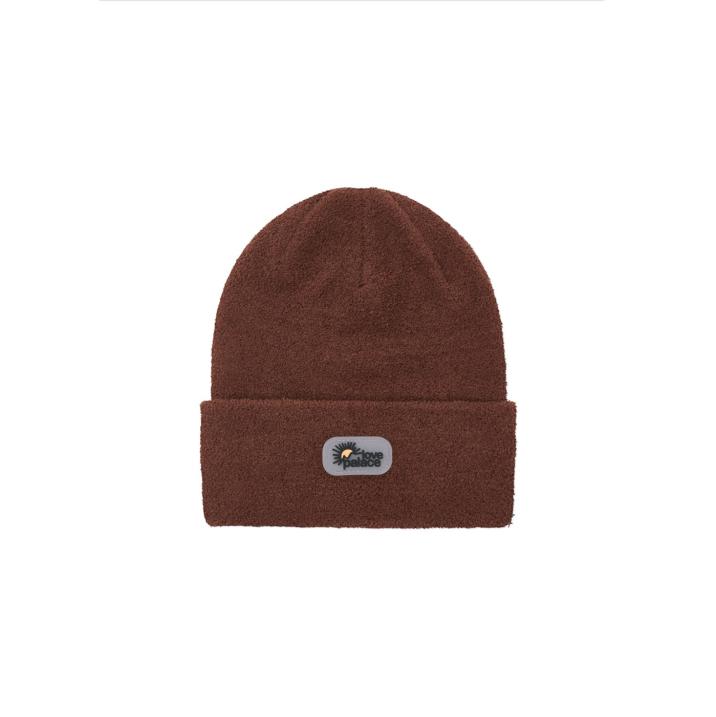 LOW PILE BEANIE BROWN one color