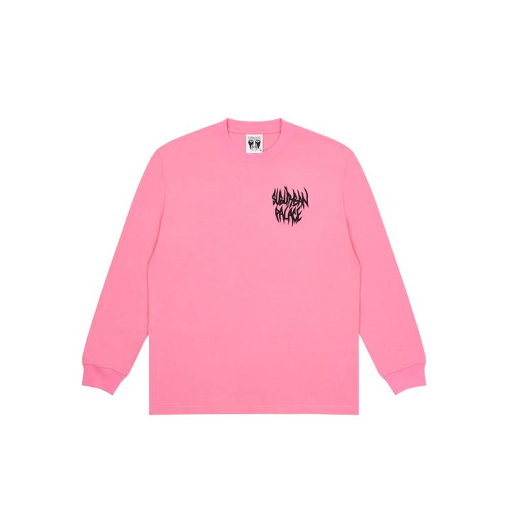 Thumbnail PALACE SUBURBAN BLISS FLOWER FACES LONGSLEEVE PINK one color