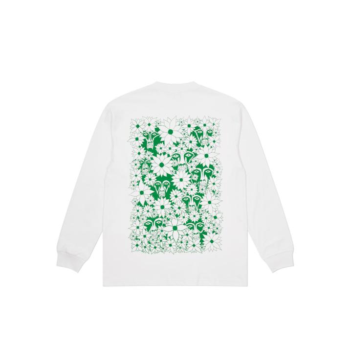 Thumbnail PALACE SUBURBAN BLISS FLOWER FACES LONGSLEEVE WHITE one color