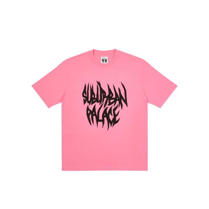 PALACE SUBURBAN BLISS PAINTBRUSH T-SHIRT PINK one color