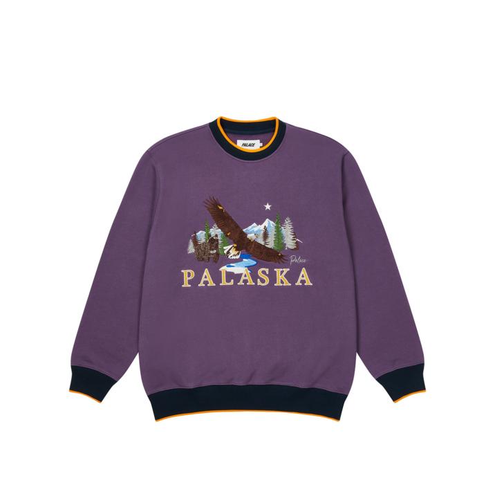 Thumbnail PALASKA EMB CREW PURPLE one color