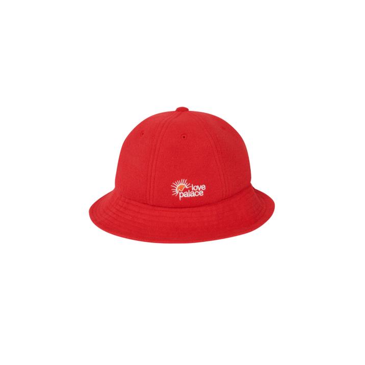 LOVE PALACE POLARTEC BUCKET RED one color