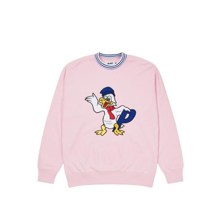 Thumbnail CHILLY DUCK OUT DROP SHOULDER CREW PINK one color