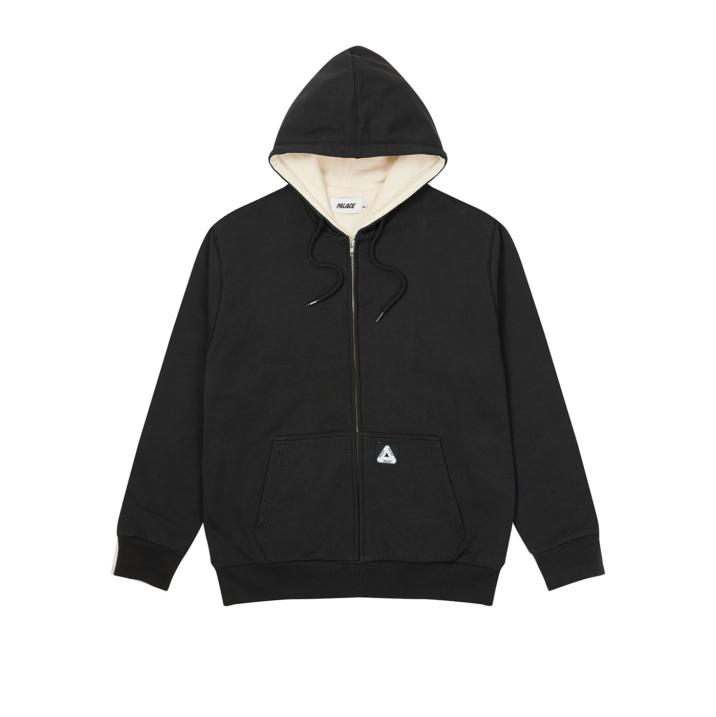 Thumbnail PATCH THERMAL ZIP HOOD BLACK one color