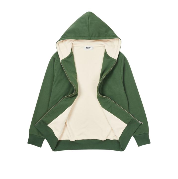 Thumbnail PATCH THERMAL ZIP HOOD GREEN one color