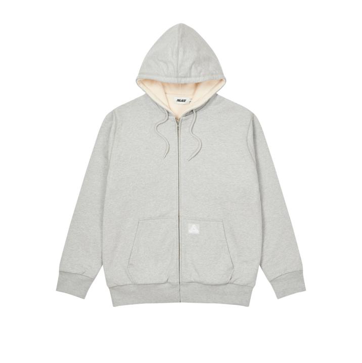 Thumbnail PATCH THERMAL ZIP HOOD GREY MARL one color