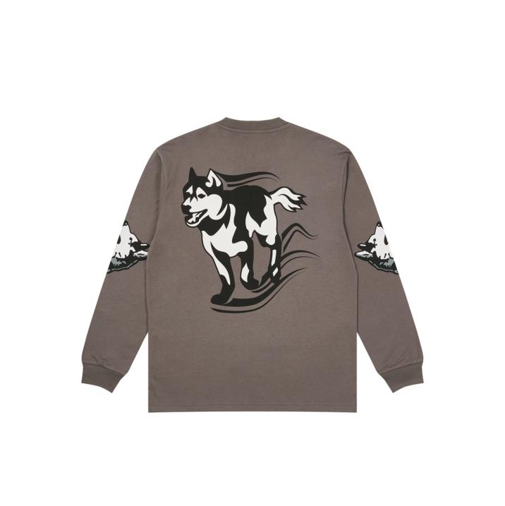 Thumbnail DOGS ARE CHILL LONGSLEEVE CHARCOAL one color