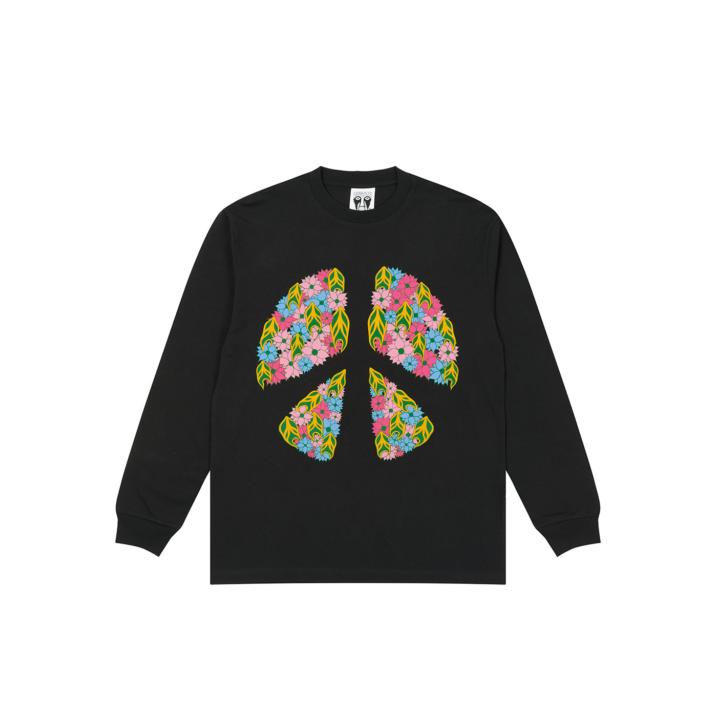 Thumbnail PALACE SUBURBAN BLISS PEACE AND LOVE LONGSLEEVE BLACK one color