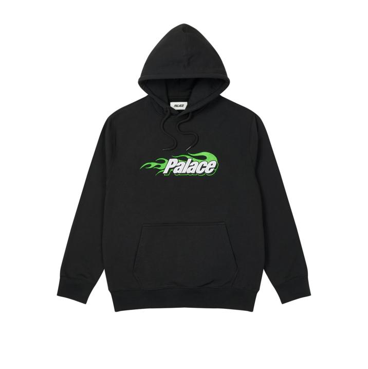 Thumbnail P-FLAMES HOOD BLACK one color