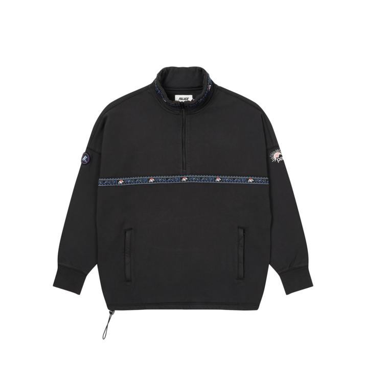 Thumbnail ZEN HALF ZIP BLACK one color