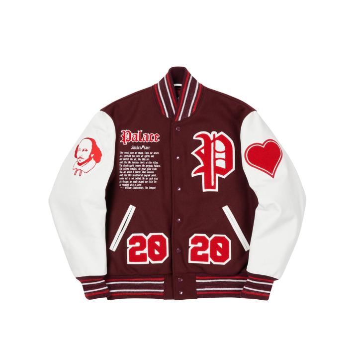 Thumbnail AS YOU LIKE IT VARSITY JACKET BURGUNDY one color