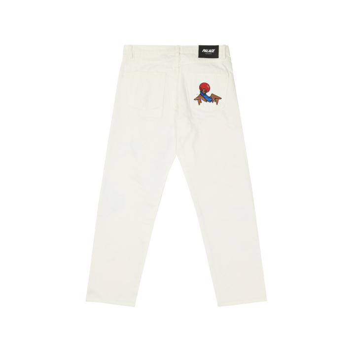 Thumbnail PALACE ZOMBY DENIM JEANS WHITE one color