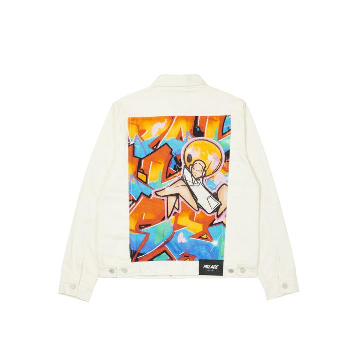 Thumbnail PALACE ZOMBY DENIM JACKET WHITE one color