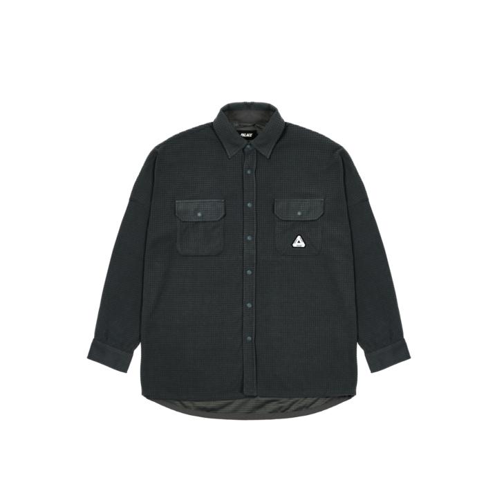 Thumbnail POLAR GRID OVERSHIRT BLACK one color