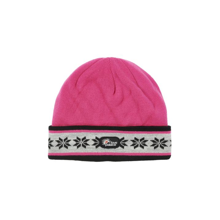 Thumbnail LOVE PALACE SNOWFLAKE BEANIE PINK one color