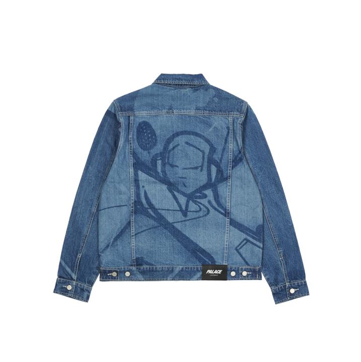 Thumbnail PALACE ZOMBY DENIM JACKET STONE WASH one color