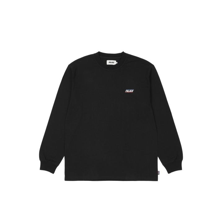 WAFFLE LONGSLEEVE BLACK one color