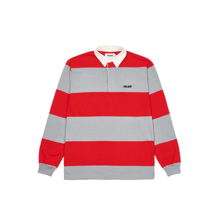 Thumbnail STRIPED RUGBY RED / GREY one color