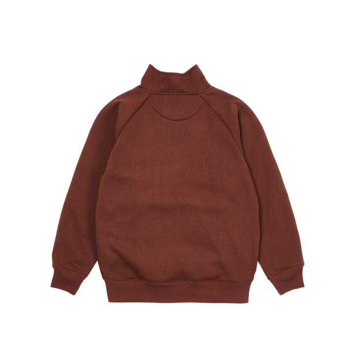 Thumbnail BONDED FLEECE 1/4 ZIP BROWN one color