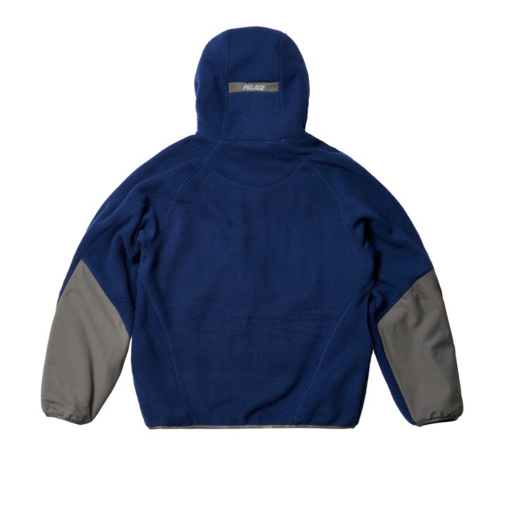 Thumbnail THERMA HOODED FLEECE JACKET BLUE one color