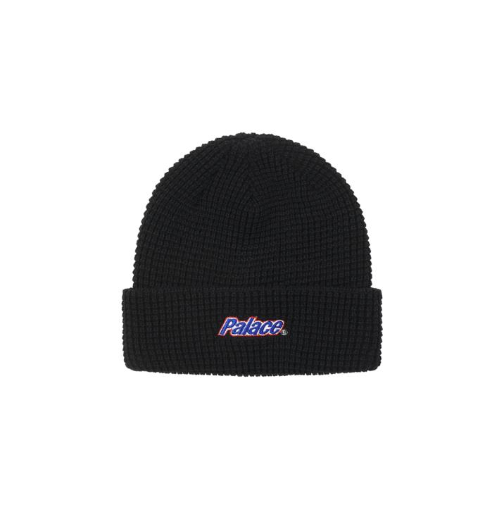 LOWERCASE FONT BEANIE BLACK one color