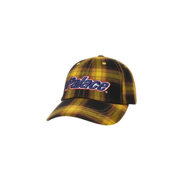 Thumbnail LOWERCASE 6-PANEL YELLOW CHECK one color