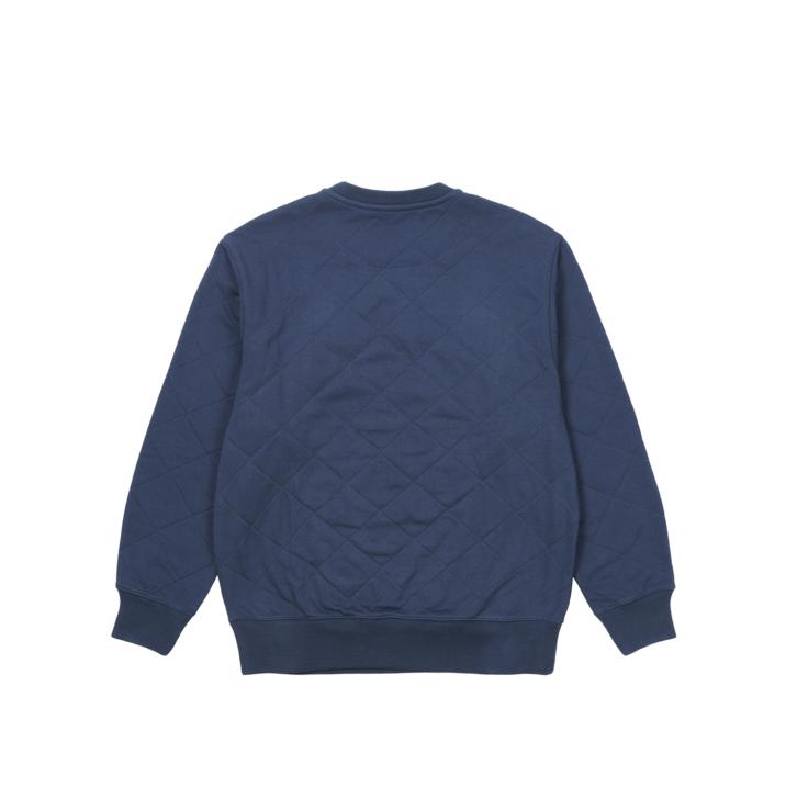 Thumbnail PALACE LONDINIUM QUILTED CREW NAVY one color