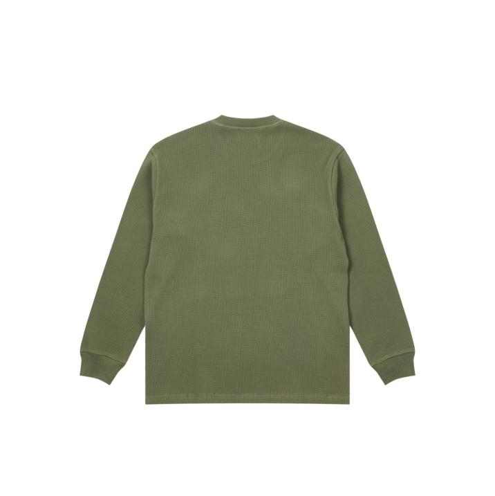 Thumbnail VHS THERMAL LONGLSEEVE TOP OLIVE one color