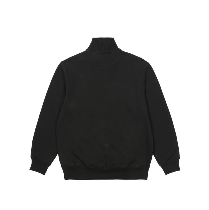 Thumbnail RIB 1/4 ZIP FUNNEL BLACK one color