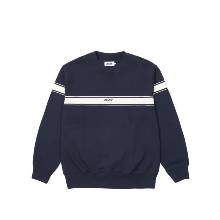 Thumbnail PALACE LONDON TRI BAND CREW NAVY one color