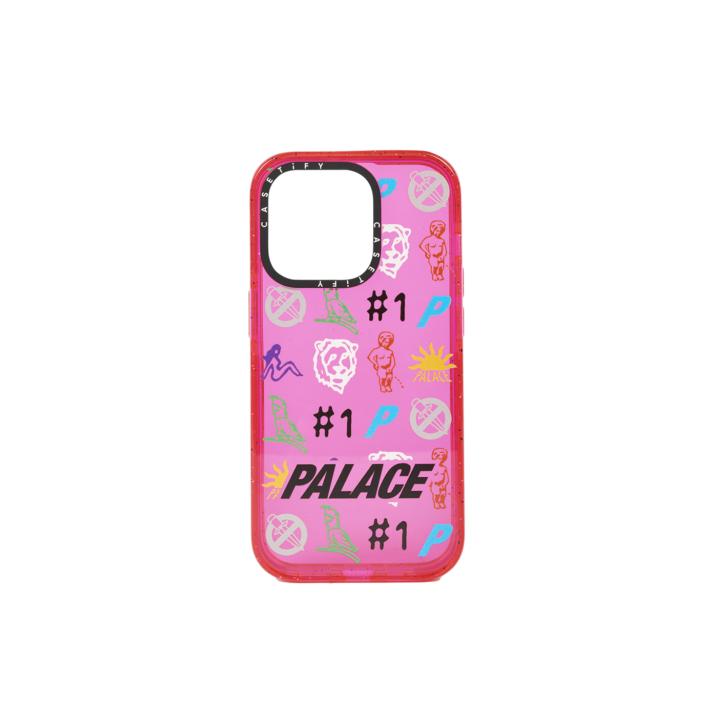 Thumbnail PALACE CASETIFY IMPACT PHONE CASE SHEER BUBBLE GUM one color