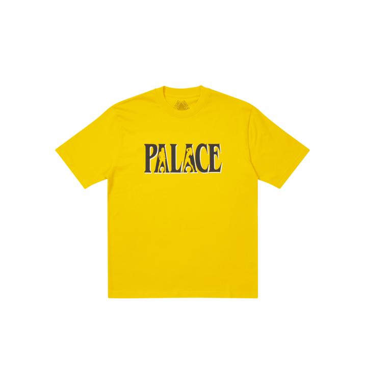 PALACE PLEASE T-SHIRT YELLOW one color