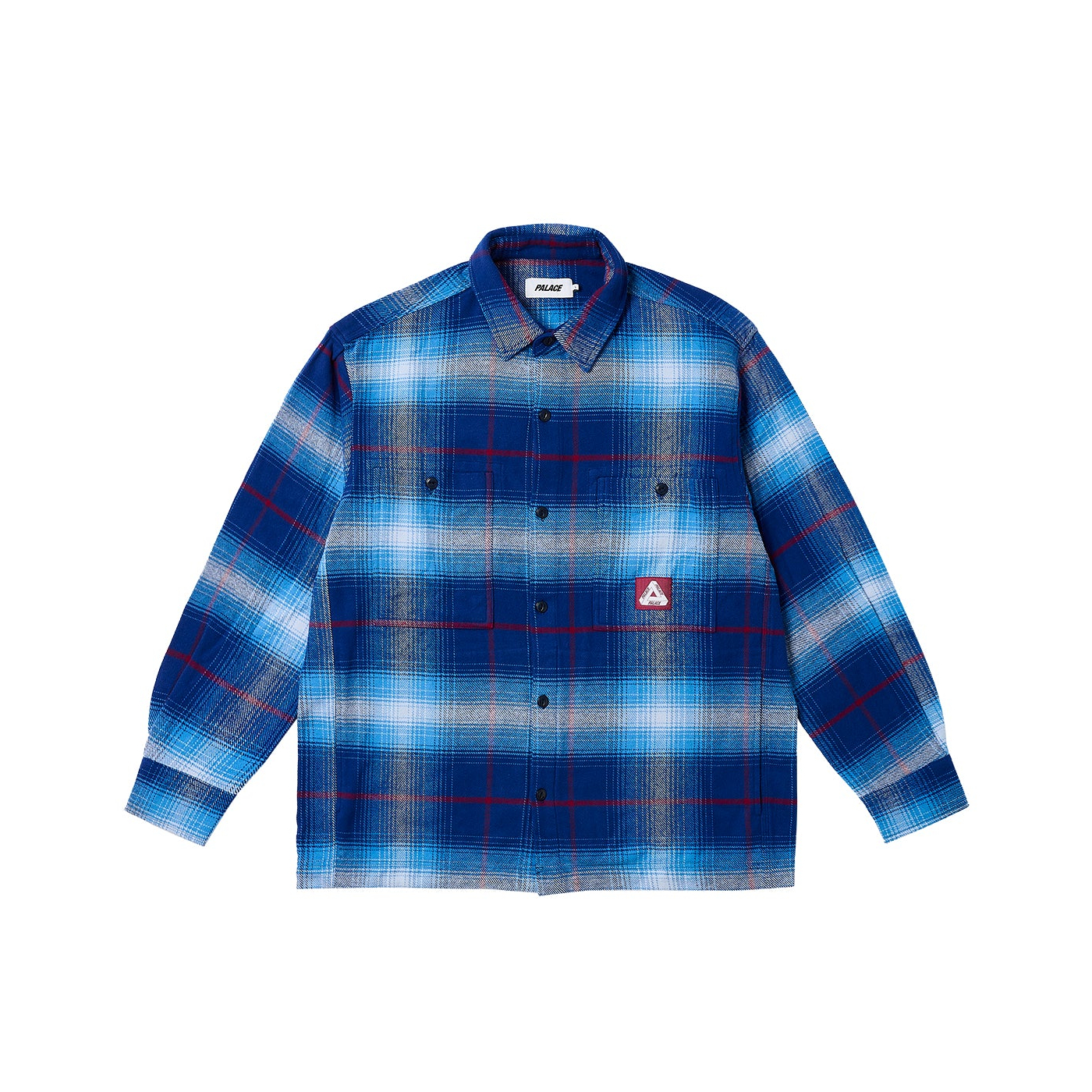 Thumbnail WORK SHIRT BLUE / RED one color