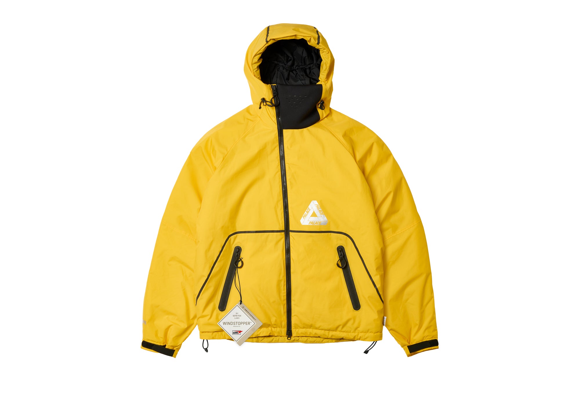 Gore-Tex Windstopper Mask Jacket Yellow - Ultimo 2023 - Palace