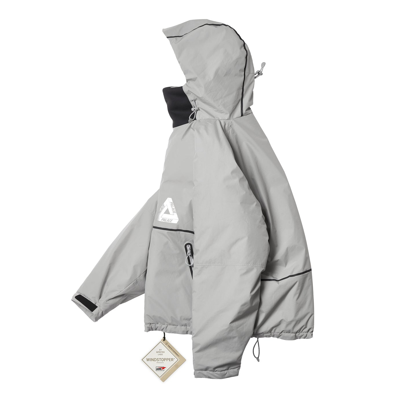 Gore-Tex Windstopper Mask Jacket Ghost Grey - Ultimo 2023 - Palace