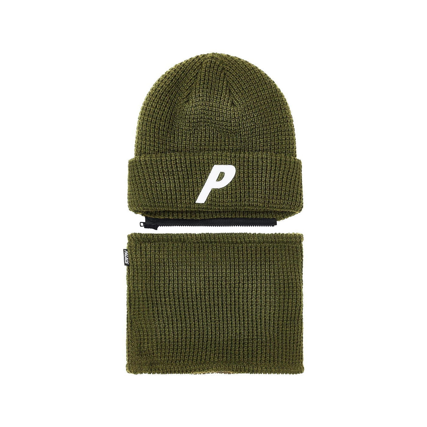 Thumbnail ZIP OFF FACEWARMER P BEANIE THE DEEP GREEN one color