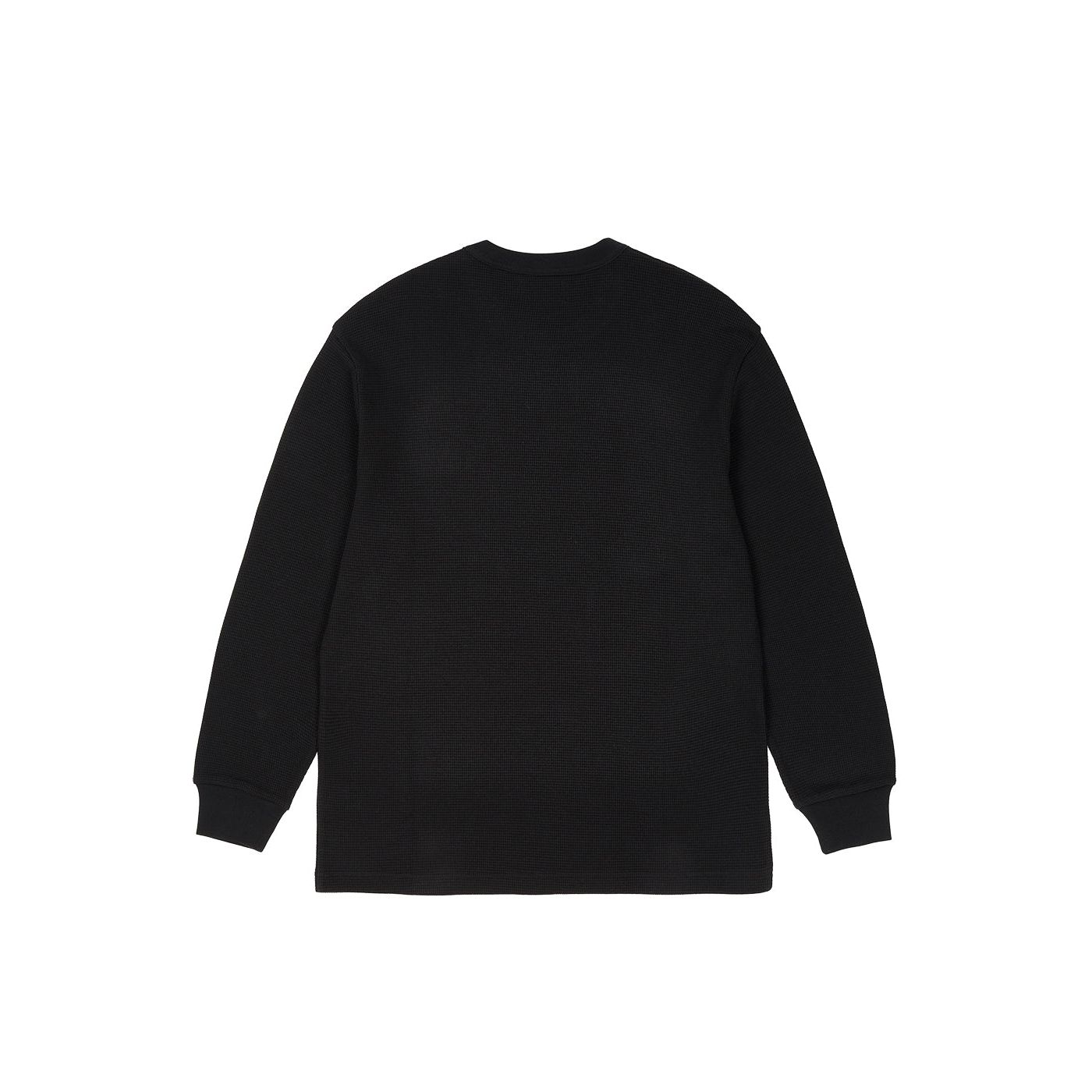 Thumbnail WAFFLE LONGSLEEVE BLACK one color