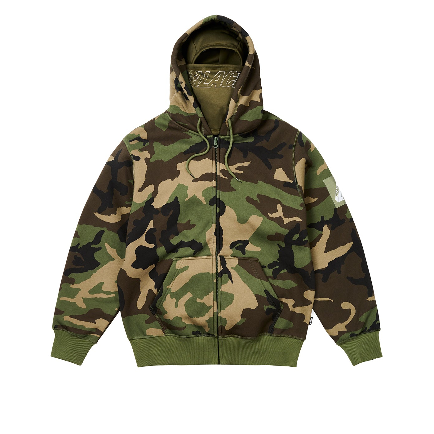 Palace camo hoodie hot sale