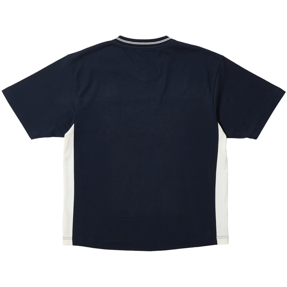 Thumbnail PANEL V-NECK JERSEY NAVY one color