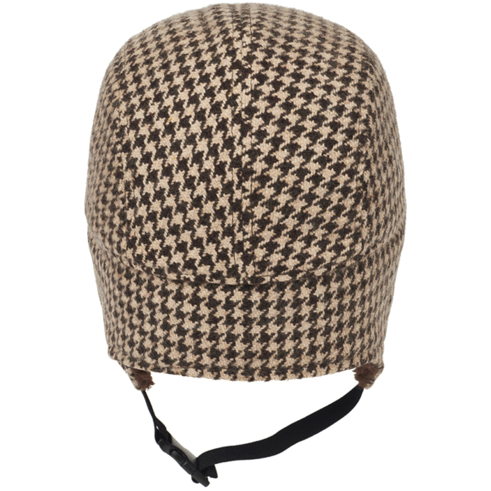 Thumbnail REVERSO EARFLAP 4-PANEL HOUNDSTOOTH BROWN one color