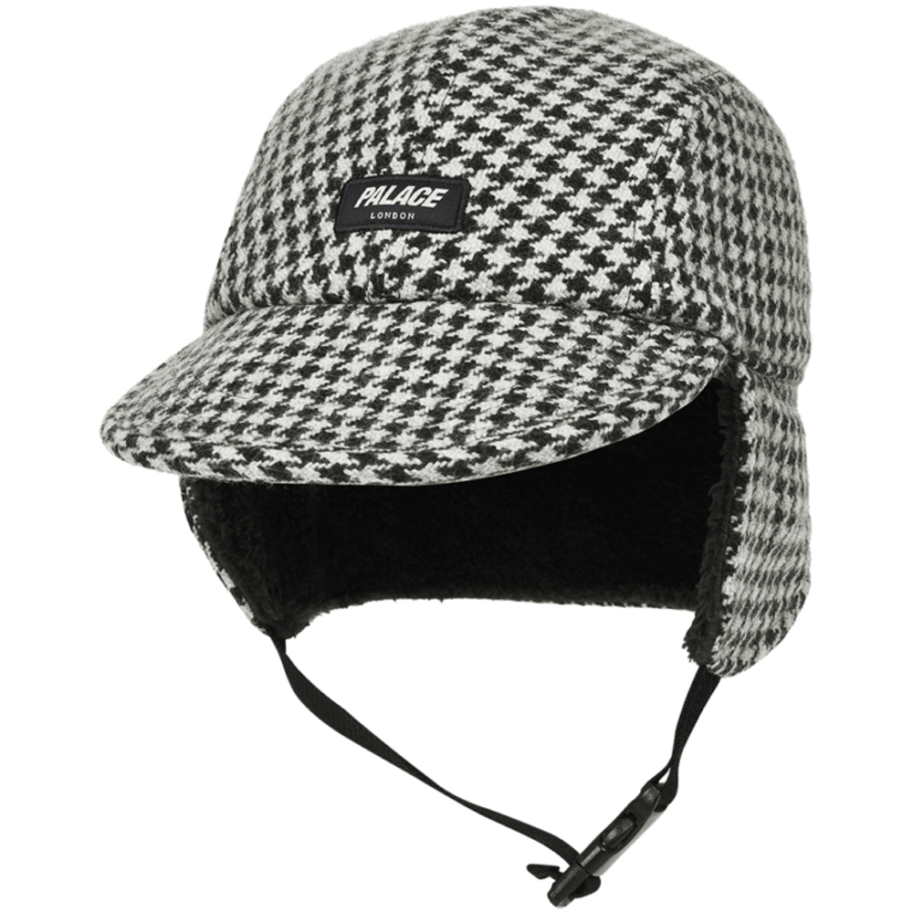 Thumbnail REVERSO EARFLAP 4-PANEL HOUNDSTOOTH WHITE one color