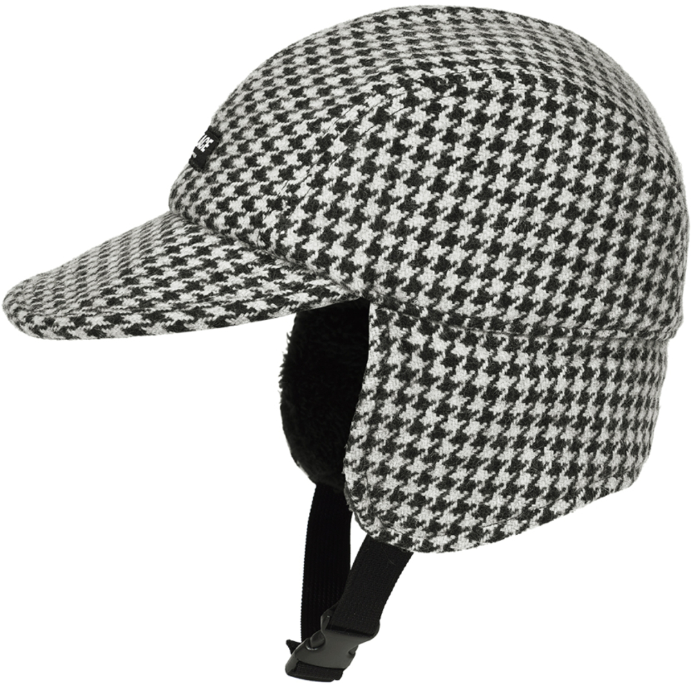 Thumbnail REVERSO EARFLAP 4-PANEL HOUNDSTOOTH WHITE one color