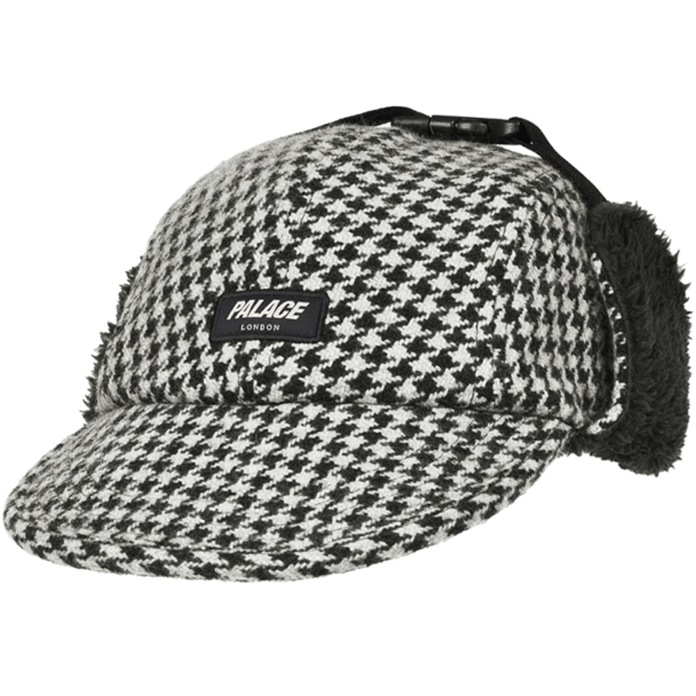 Thumbnail REVERSO EARFLAP 4-PANEL HOUNDSTOOTH WHITE one color