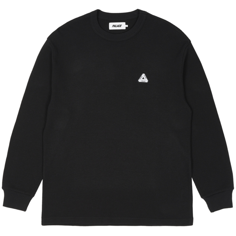 Thumbnail WAFFLE LONGSLEEVE BLACK one color