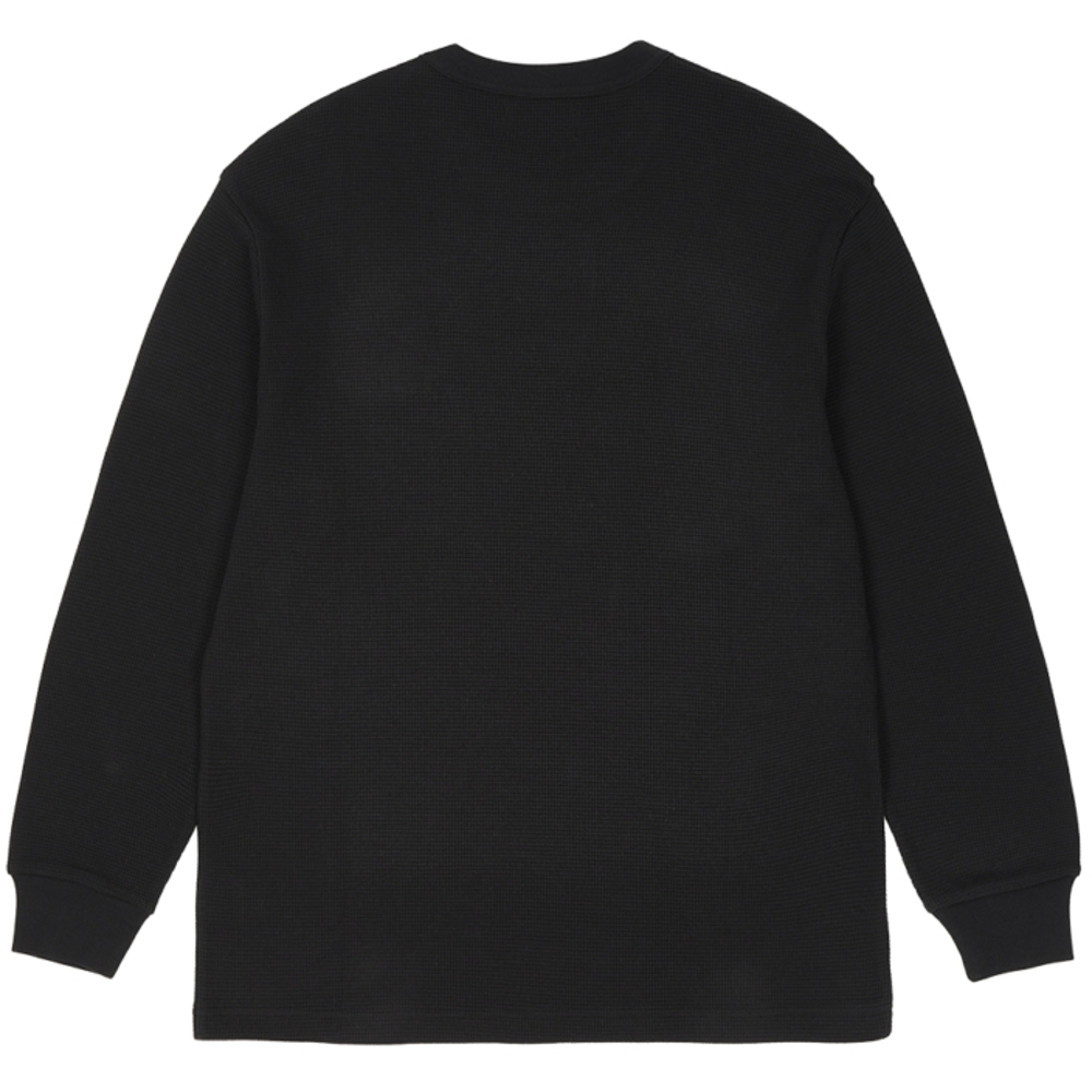 Thumbnail WAFFLE LONGSLEEVE BLACK one color