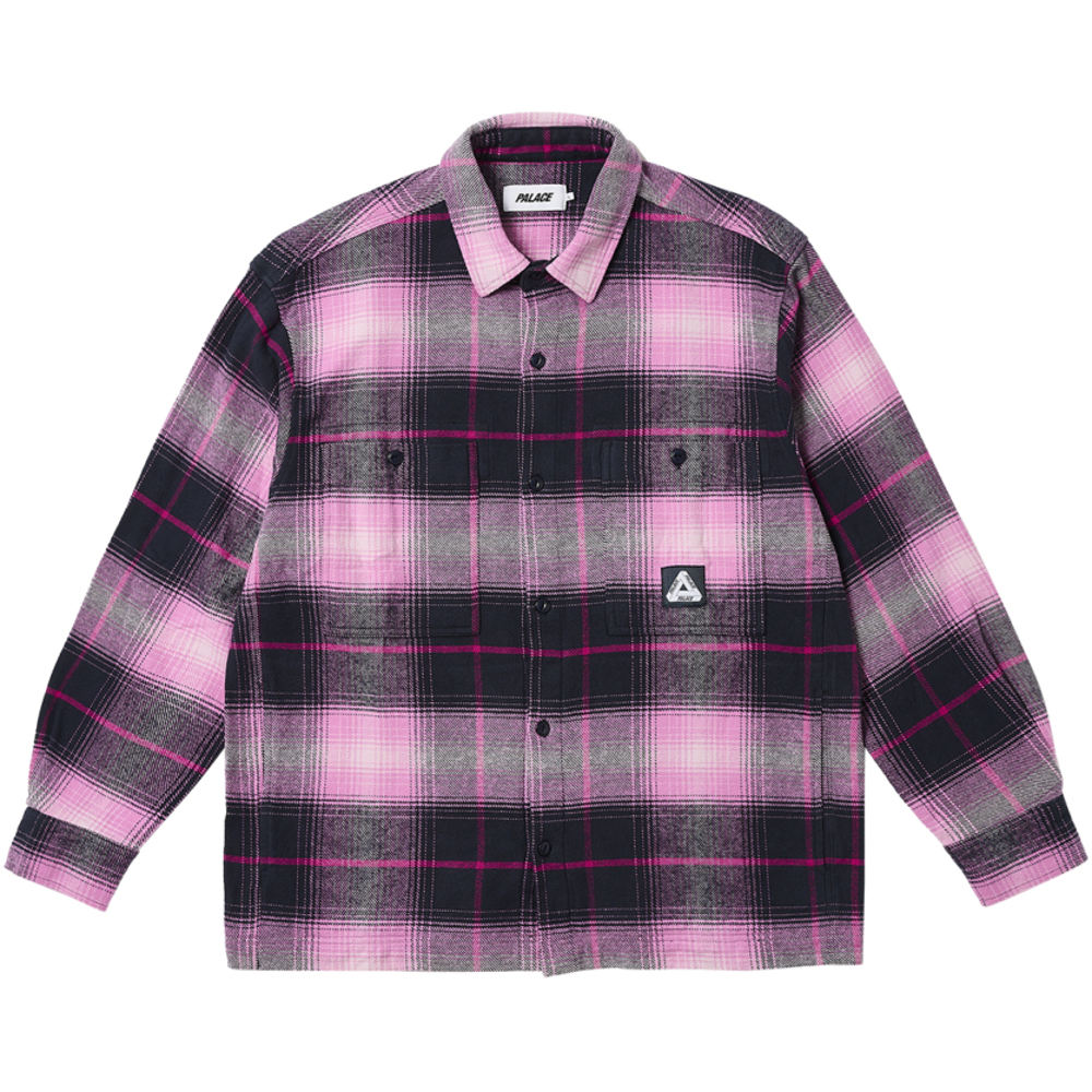 Thumbnail WORK SHIRT NAVY / PINK one color