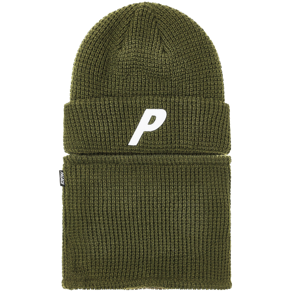 Thumbnail ZIP OFF FACEWARMER P BEANIE THE DEEP GREEN one color